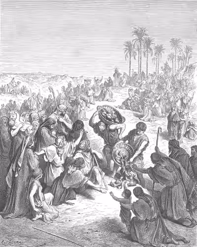 Christ Feeding The Multitude