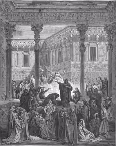 Daniel Confounds the Priests of Bel