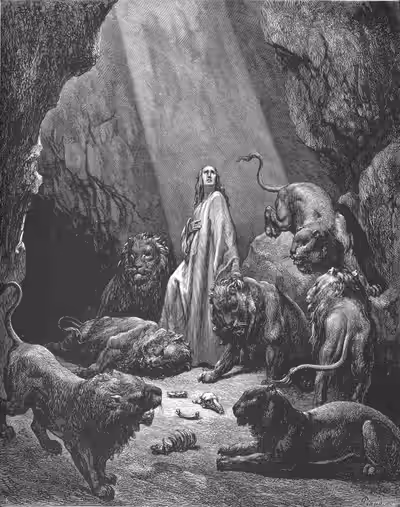 Daniel in the Lions' Den