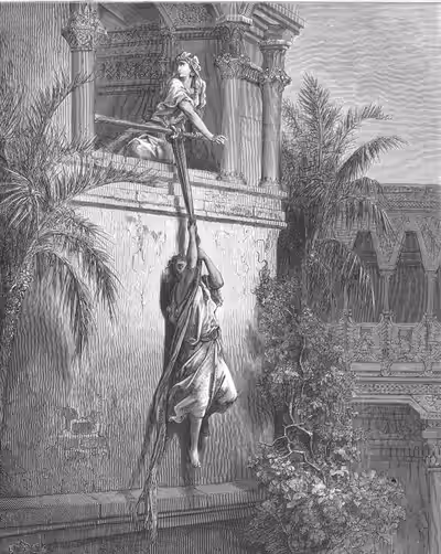 David Escapes through a Window