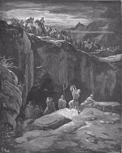 David Shows Saul How He Spared His Life