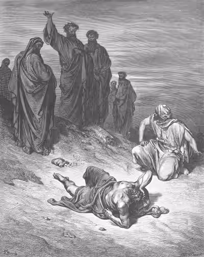 Deat of Ananias