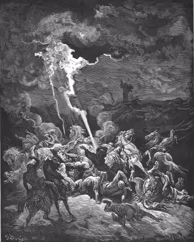 Elijah Destroys the Messengers of Ahaziah