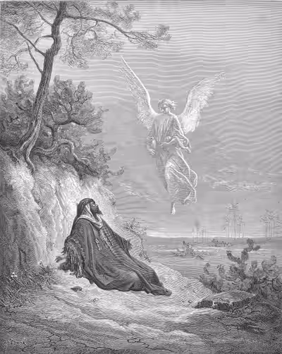 Elijah is Nourished by an Angel