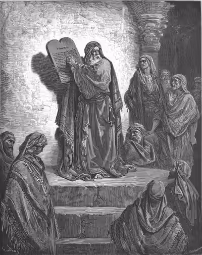Ezra Reads the Law to the People