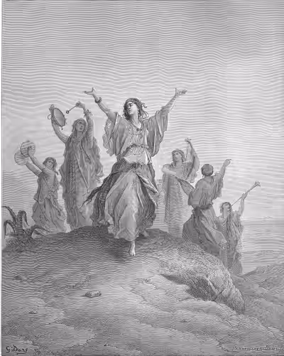 Jephthah's Daughter Comes to Meet Her Father