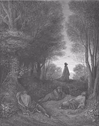 Jesus Praying in the Garden