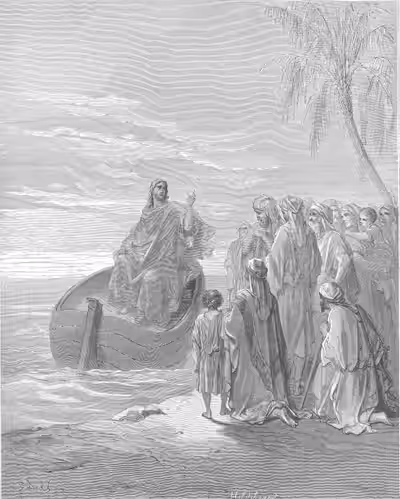 Jesus Preaching at the Sea pf Galilee