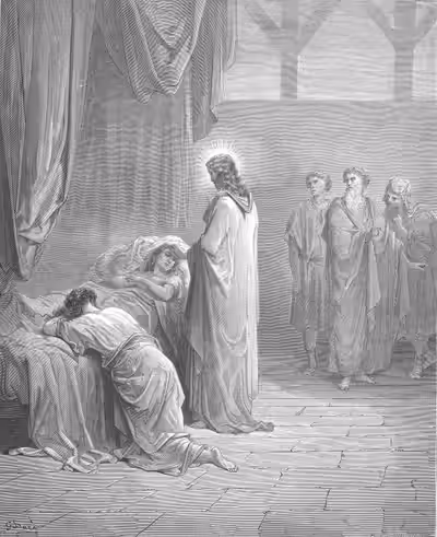 Jesus Rasing up the Daughter of Jairus