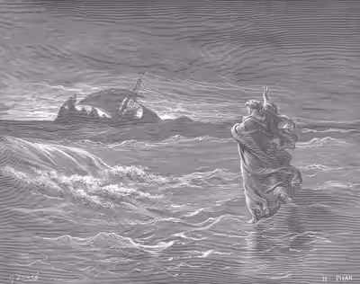Jesus Walking on the Sea