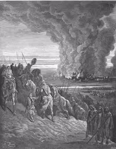 Joshua Burns the Town of Ai