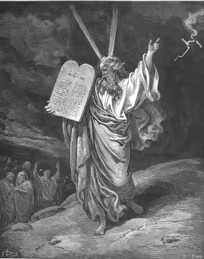 Moses Comes Down from Mount Sinai