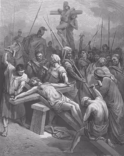 Nailing Christ To The Cross