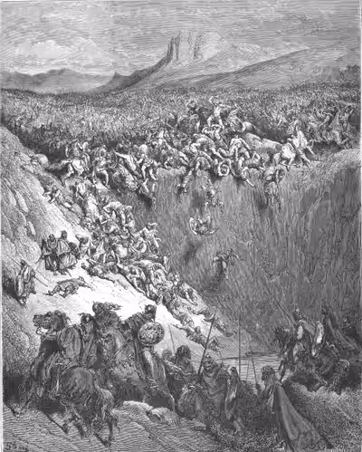 Samson Destroys the Philistines with an Ass' Jawbone