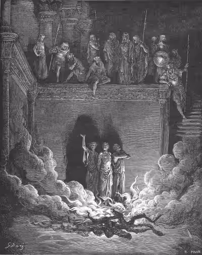 Shadrach, Meshach and Abednego in the Furnace