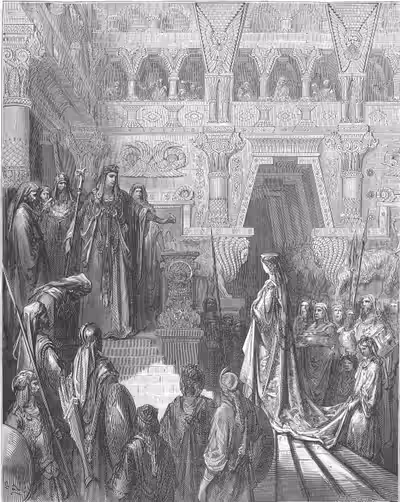Solomon Receives the Queen of Sheba