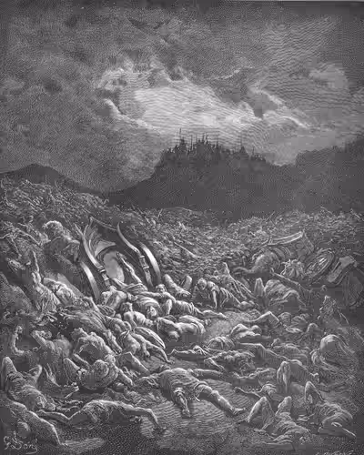 The Ammonite and Moabite armies are Destroyed