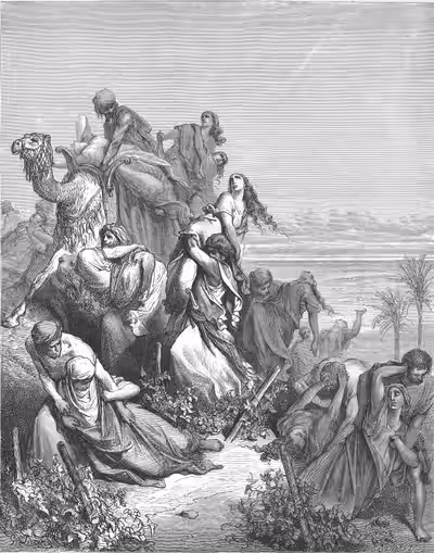 The Benjaminites Take the Virgins of Jabesh gilead