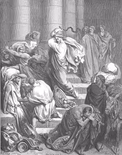 The Buyers and Sellers Driven Out of the Temple