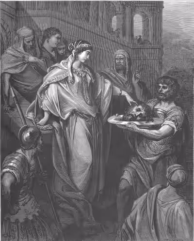 The Daughter of Herod Receiving The Head Of John The Baptist