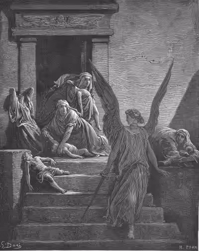 The Firstborn of the Egyptians Are Slain