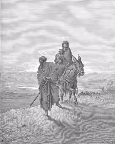 The flight to Egypt