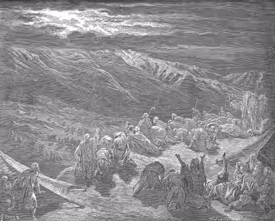 The Giving of the Law on Mount Sinai