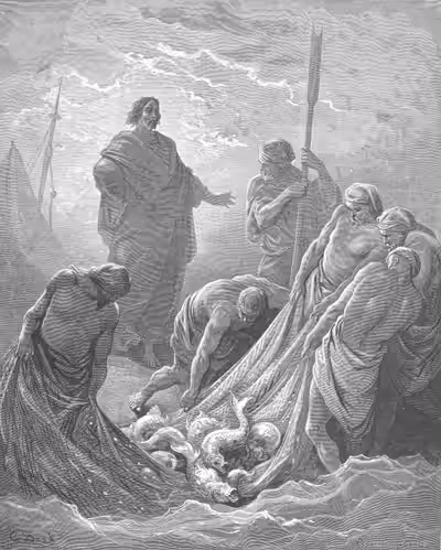 The Miraculous draught Of Fishes